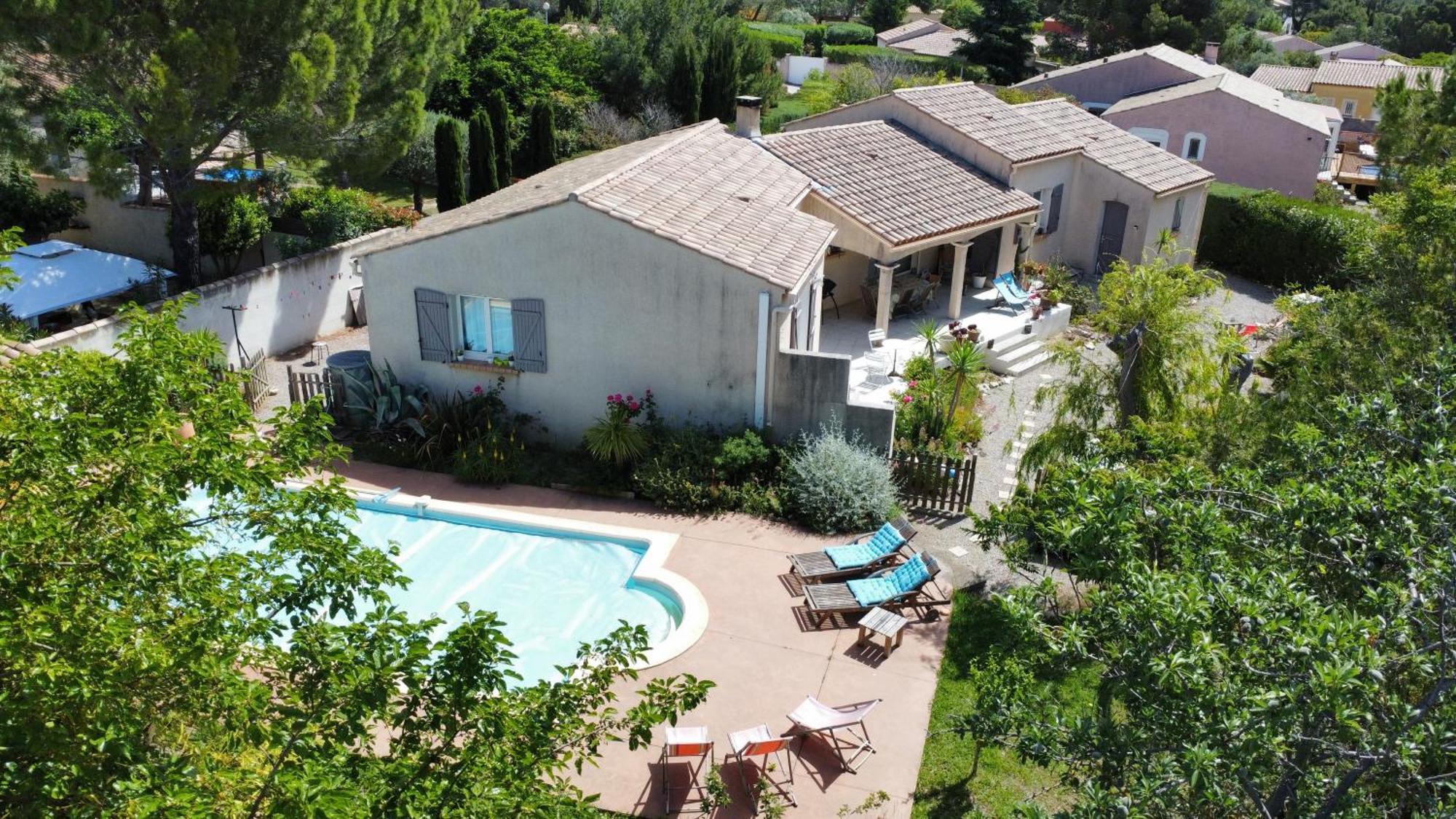 Studio Dans La Villa Les Cigales Lezignan-Corbieres Exterior photo